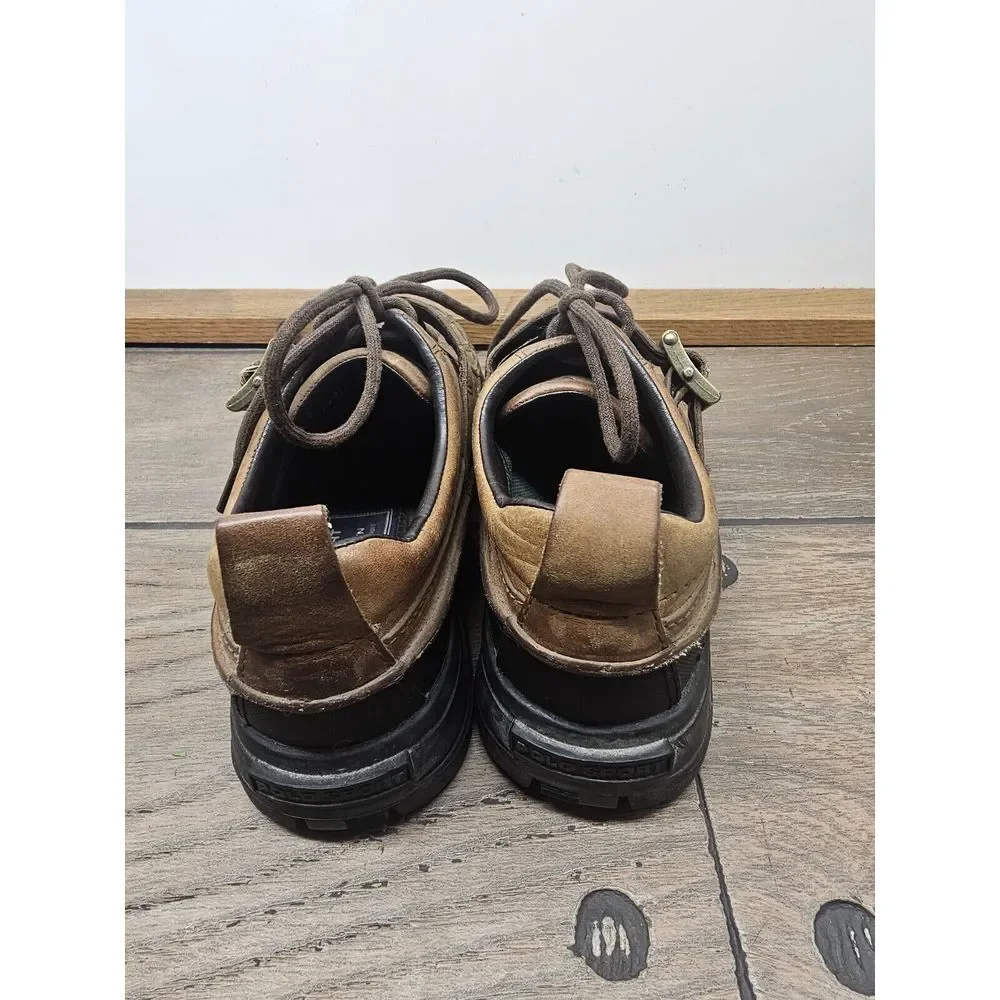 VTG Polo Sport Ralph Lauren Mens 7B Duck Rain Snow Buckle Leather Shoes 1990 Y2K